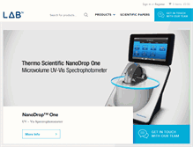 Tablet Screenshot of lab.tv